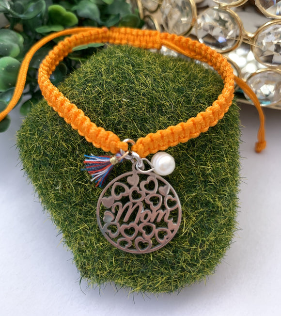 Pulsera Mom Corazones
