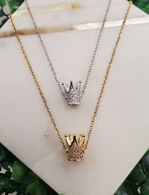 Cadena Corona Zirconia