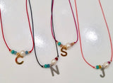 Collar Inicial Fina Dorado